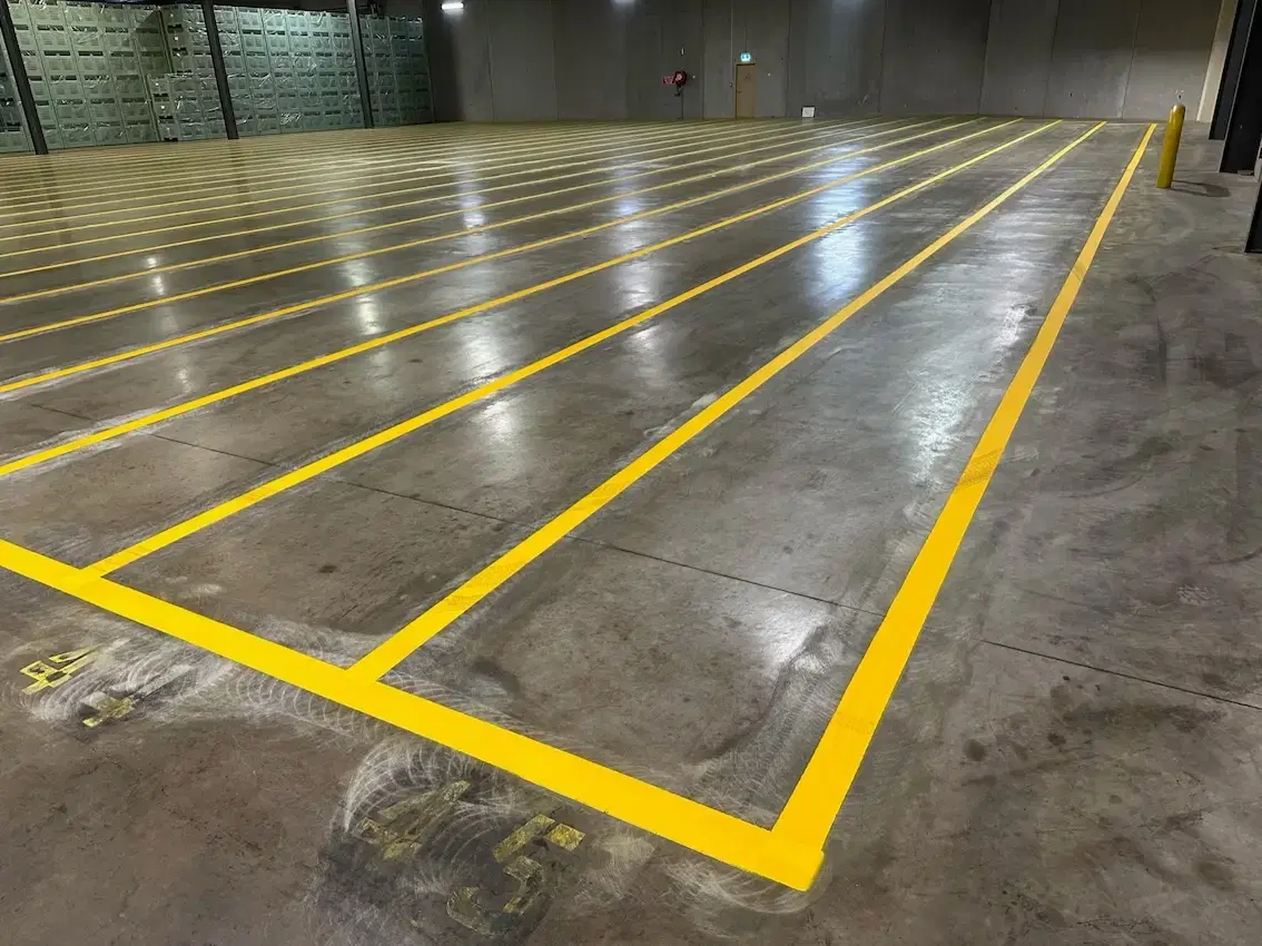 Factory line marking